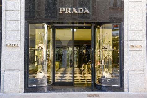 PRADA stores in Lugano .